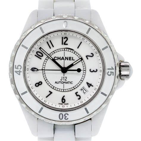 chanel watch woman white|chanel j12 watch price list.